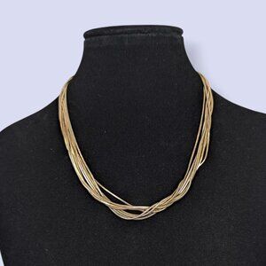 8-Strand Snake Chain Necklace